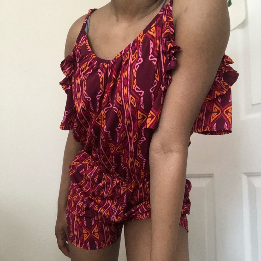 Arizona Jeans Aztec Patterned Romper